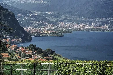 in Pianello del Lario an Bord