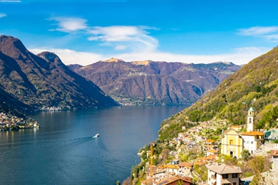 Pognana Lario am Comer See